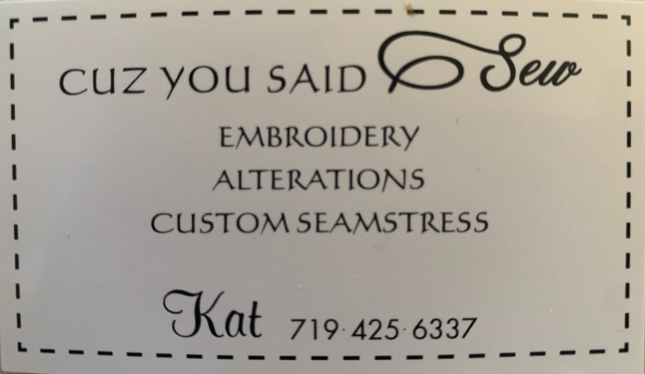 Clothing Alteration Services by Cuz You Said Sew